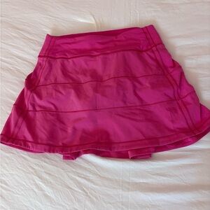 Lululemon Sonic Pink Pace Rival Skirt Long